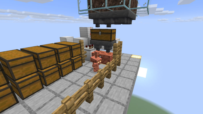 実際に天空トラップタワーに設置した様子