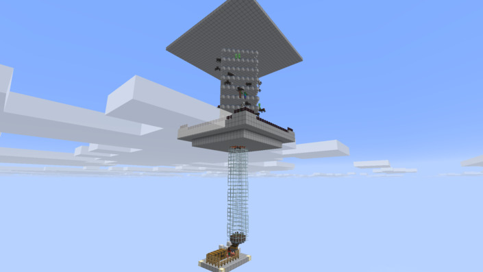 水流式天空トラップタワー