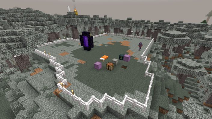 整地したペールガーデン